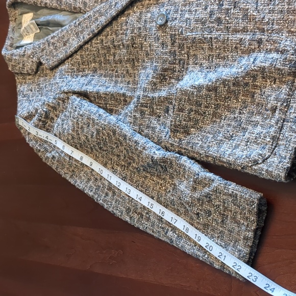 Vintage Sanyo Fashion House Silk Wool Blazer Jacket size 8 - Picture 6 of 10